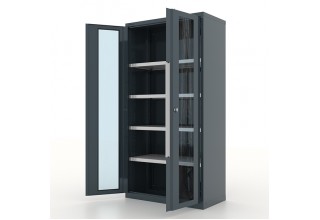 Шкаф инструментальный "Premium" 1000х500х1950h мм., двери со стеклом, с 4 полками - 13.1042