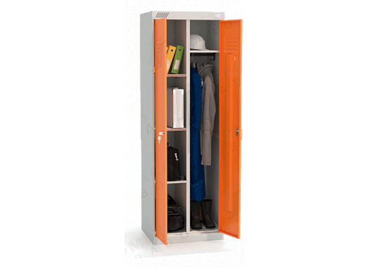ШМУ 22-600 Шкаф универсальный с оранжевыми дверьми
