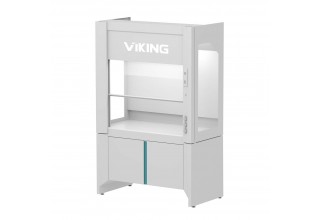 Шкаф вытяжной металлический с боковыми окнами LLC-W LAB RAL9010