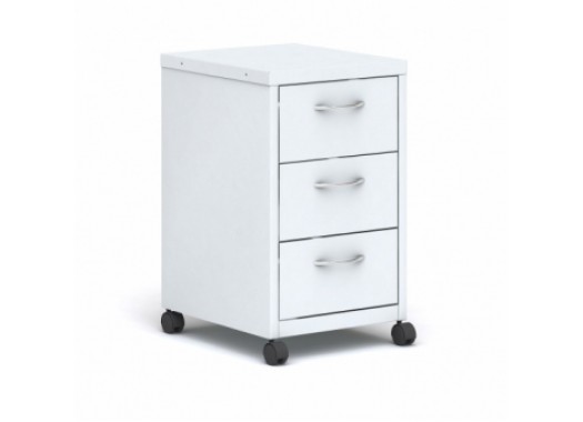 Тумба медицинская подкатная ПАКС-металл ТП-4