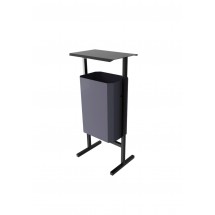 Урна уличная для мусора ТМБ-35, серая Урна уличная для мусора ТМБ-35, серая