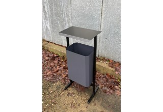 Урна уличная для мусора ТМБ-35, серая