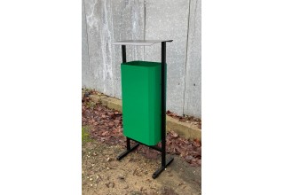  Урна уличная для мусора ТМБ-50 без пепельницы, зеленая