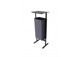  Урна уличная для мусора ТМБ-50 без пепельницы, серая