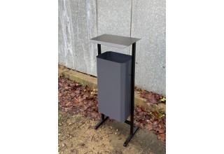  Урна уличная для мусора ТМБ-50 без пепельницы, серая