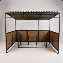 Навес для велосипедов ТИП-2 (4 мест)