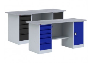 Металлический верстак двухтумбовый ВП-4 Металлический верстак двухтумбовый ВП-4