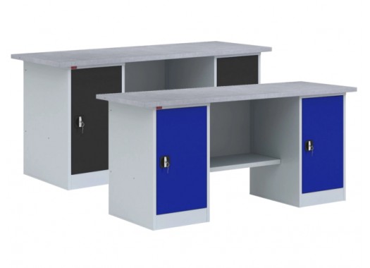 Металлический верстак двухтумбовый ВП-5 Металлический верстак двухтумбовый ВП-5