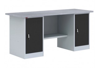 Металлический верстак двухтумбовый ВП-5