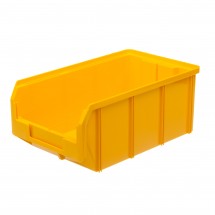 Пластиковый ящик Стелла-техник V-3-желтый 342х207x143мм, 9,4 литра