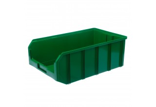 Пластиковый ящик Стелла-техник V-4-зеленый 502х305х184мм, 20 литров