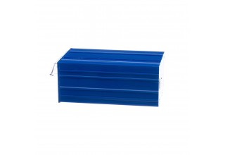 Пластиковый короб Стелла-техник С-2-синий-прозрачный 140х250х100мм