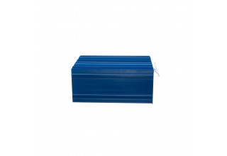 Пластиковый короб Стелла-техник С-510-синий-прозрачный 260х364х150мм