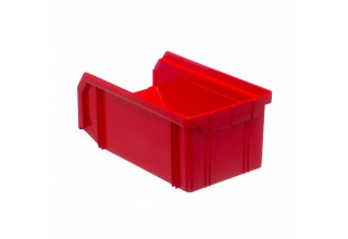 Пластиковый ящик Стелла-техник V-1-К9-красный , 180х310х140мм, комплект 9 штук