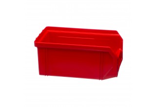 Пластиковый ящик Стелла-техник V-1-К9-красный , 180х310х140мм, комплект 9 штук