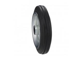 Колесо Tellure Rota 533108 под ось, диаметр 250мм, грузоподъемность 300кг, черная резина, сталь